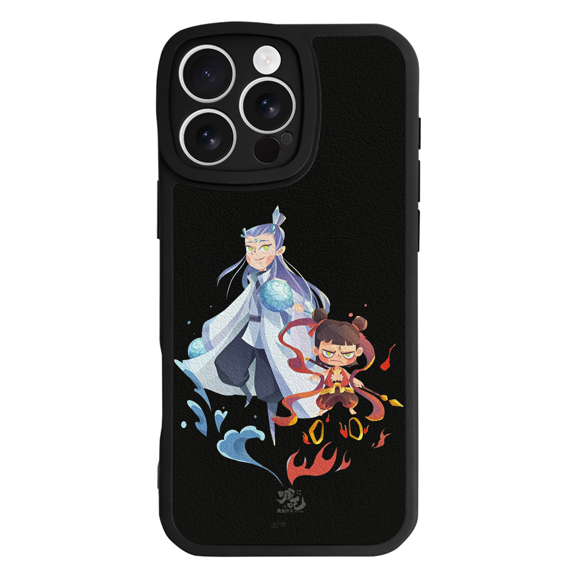 （画像用） Ne Zha 2 ナタ 魔童の大暴れ 【iPhone 16シリーズ対応】シリコンスマホケース（レザー調） 材質：シリコン